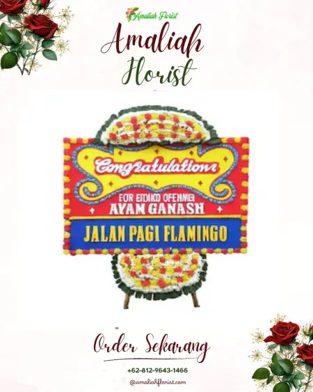 Sewa Papan Bunga Taman Pabuaran Club Tangerang